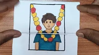 Jo Dar Gaya Vo Mar Gaya 😱 | Kya Hai Ladki Ka Naam 🤔| Story art | Paper Folding story | Drawing | art