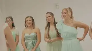 First look com as madrinhas (completo) | Casamento T&J