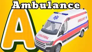 ABC Transport Song 🚗 | Learn Vehicles A&ndash;Z for Kids | ABC Song for kids |@Bubblekids-w7g