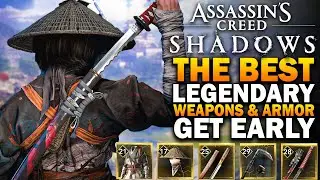 Assassin's Creed Shadows - The BEST LEGENDARY Weapons & Armor EARLY!