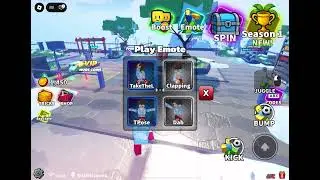 Playing Roblox one touch an getting a rugby ball