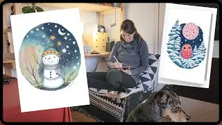 3 Weihnachtskarten & ein Waldspaziergang | Kleine Bilder - große Träume
