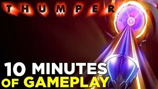 10 Minutes of THUMPER Psychedelic 'Rhythm Violence' Gameplay: Level 4
