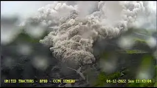 Kecepatan awan panas wedhus gembel Semeru @santrikuliner8336