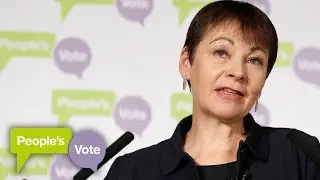 Caroline Lucas warns against No Deal Brexit