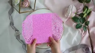 foil-pressed glitter laser cut wedding invitations