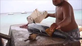 Fishermen Playa Piskado On Curacao