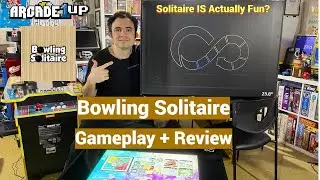 Bowling Solitaire Gameplay + Review on The Infinity Game Table Arcade1Up - Solitaire is Actually Fun