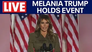 First Lady of the United States Melania Trump unveils postal stamp for Frmr. First Lady Barbara Bush