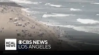 Powerful surf and strong waves create dangerous water conditions for Labor Day beachgoers