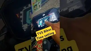 How to set time in a TVS raider bike? / How to set timing in tvs bike? #tvs #tvsbike #tvsraider