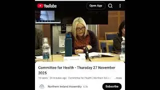 Save Our Acute Services present to the Northern Ireland assembly health committee