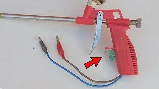 Todo mundo ficou de boca aberta com o que eu fiz com uma pistola de espuma!