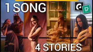 1 SONG, 4 MUSIC VIDEOS made from FREE VIDEO FOOTAGE | Celebrating beautiful women 2023 | Pexels