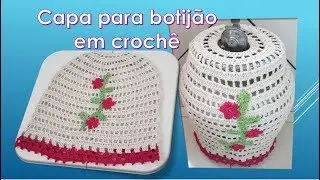 CAPA PARA BOTIJÃO EM CROCHÊ