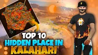 FREE FIRE KALAHARI MAP 🗺️ HIDDEN PLACES ⚡ IN TAMIL