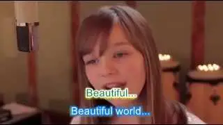 Connie Talbot - Beautiful World (Lyrics)