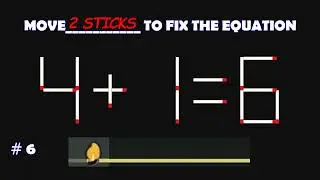 Logic Puzzles with Matchsticks-19 | Matchstick Logic Puzzles |Matchstick Puzzles with Answers