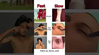 Fast vs Slow &ndash; Height | Eye tracking | Lookmax Transformation 💎 #Shorts