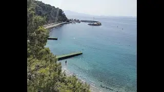 Pine Bay Holiday Resort пляж. Кушадасы, Турция.  Безупречная вода на пляже.