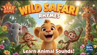 Wild Safari Rhymes &ndash; Learn Animal Sounds for Kids | Fun Jungle Animal Song for Toddlers