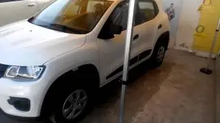 Renault kwid white walk around full video