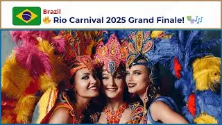 Live: Rio Carnival 2025 Grand Finale! 🎭🎶 | Brazil