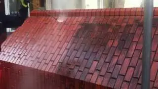 Hot Jet Washing - Red Brick