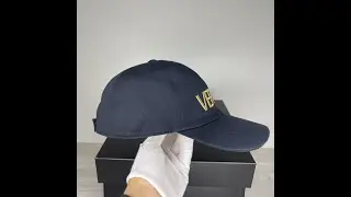 Versace Cap, Embroidered Logo Cap Unisex (Medium) - HCVESQD4224