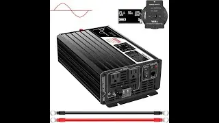 Xijia 1500 watt 48 Volt to 120 Volt Pure Sine Inverter Review - Pros & Cons - Xijia 1500 watt inver