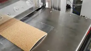 Cork Kiss Half Slitting And Cross Sheet Cutting With Full Cutter Through Cutter