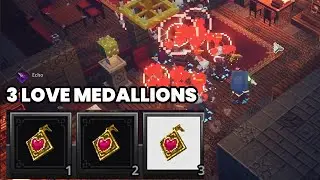 ❤️️ 3 Love Medallions Funny Minecraft Dungeons Gameplay ❤️️