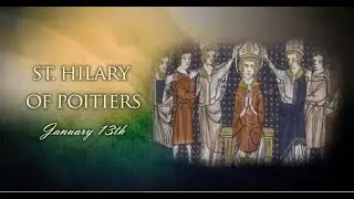 Saint of the day -  Hilary of Poitiers - January 13 #saintoftheday #catholic #christianity