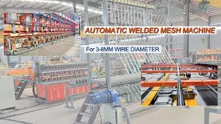 Automatic Welded Wire Mesh Making Machine | For Construction/BRC Panel mesh(Rolled mesh)