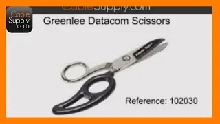 Greenlee (Paladin Tools) Datacomm Scissors Demo