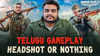 [TELUGU VERTICAL LIVE] Sniper Elite 5 | One Shot One Kill