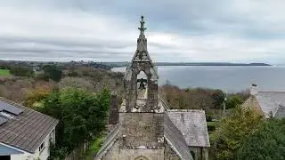 St Levan&rsquo;s Church, Porthpean #cornwall #exploreingcornwall #drone