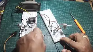 555 Timer IC Based Astable Multivibrator Square Wave Generator
