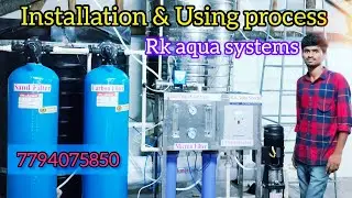 Ro plant installation & using process . Ro plant dealers. 7794075850 .( @tulagapuhariprasad )