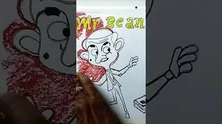 #Shorts|Mr Bean Cartoon drawing|By Buddhadeb Banerjee