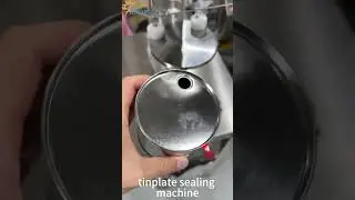 Semi-automatic tin can sealing machine, lid sealing machine, tinplate sealing machine #machine
