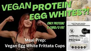 Vegan High-Protein Egg White Frittata Cups | Healthier Comforts Animal-Free Egg White Powder