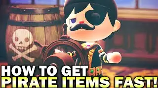 How To Get The New Pirate Items Fast! Animal Crossing New Horizons Pirate Gulliver