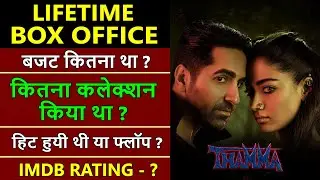 Thamma Lifetime Worldwide Box Office Collection, hit or flop, ayushmann, rashmika