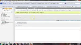 how to create database and table in the wamp phpmyadmin