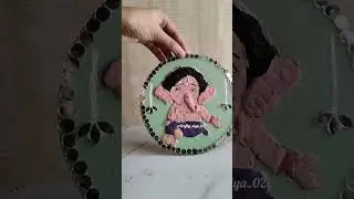 Diy Ganpati from clayy..🥹🧿😍..#clayart #painting #explore #igreach #shortsfeed #ytshorts #new #ideas