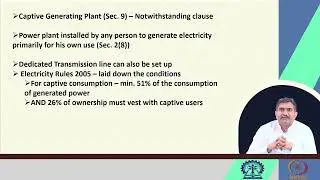 Lecture 10 : Generation and Captive Power Plant (Contd.) #CH26SP #swayamprabha