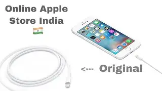 iPhone Charging Cable Online Buy Apple Store India 🇮🇳  Data Syncing Cable || Unboxing In Hindi