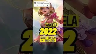 🌈 Angela 2022 Best Build and Emblem Setup - Tank/Support Tips #mobilelegends #shorts