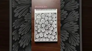 Day 143 - Easy Doodle Art Tutorial #doodle #doodleart #easy #drawing #art #zentangle #zen